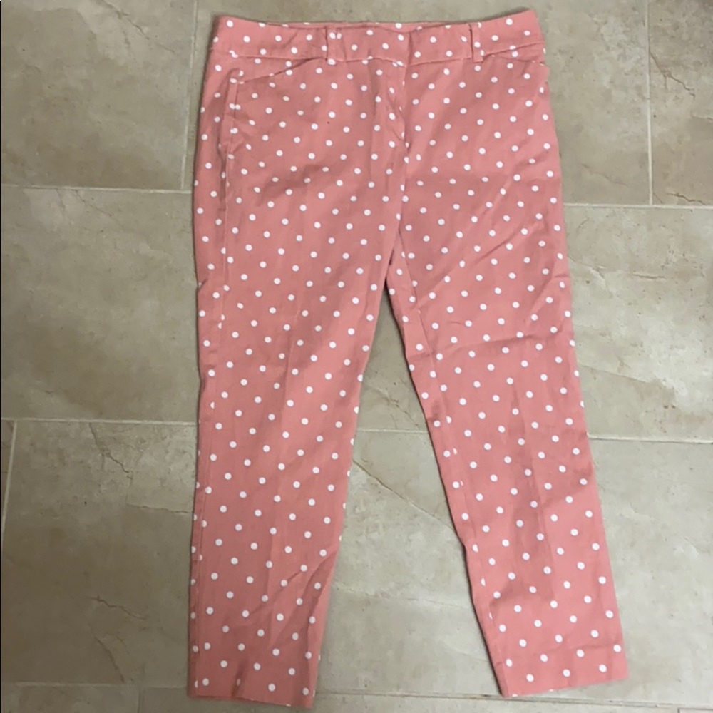 Polka Dot Ankle Pant